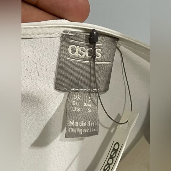 Asos White Elegant Blouse - Picture 7 of 10